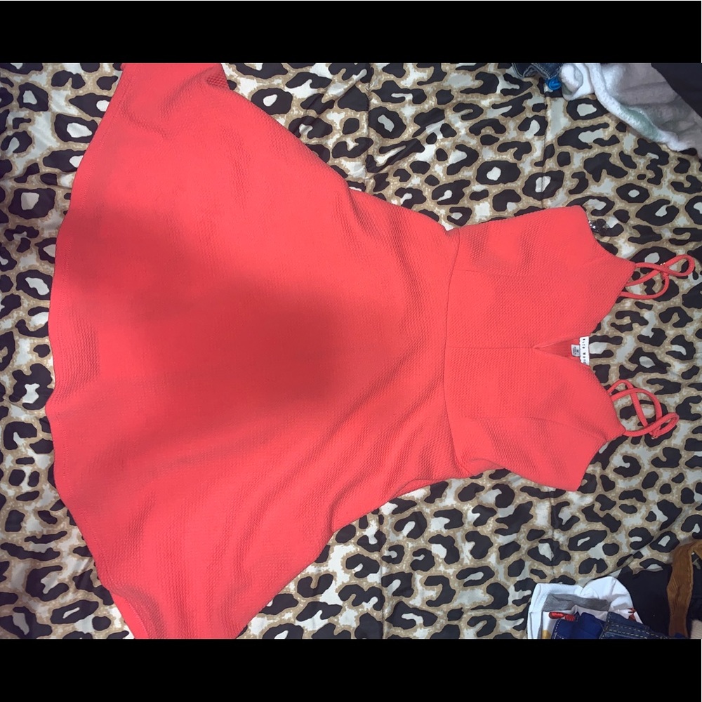coral dress
